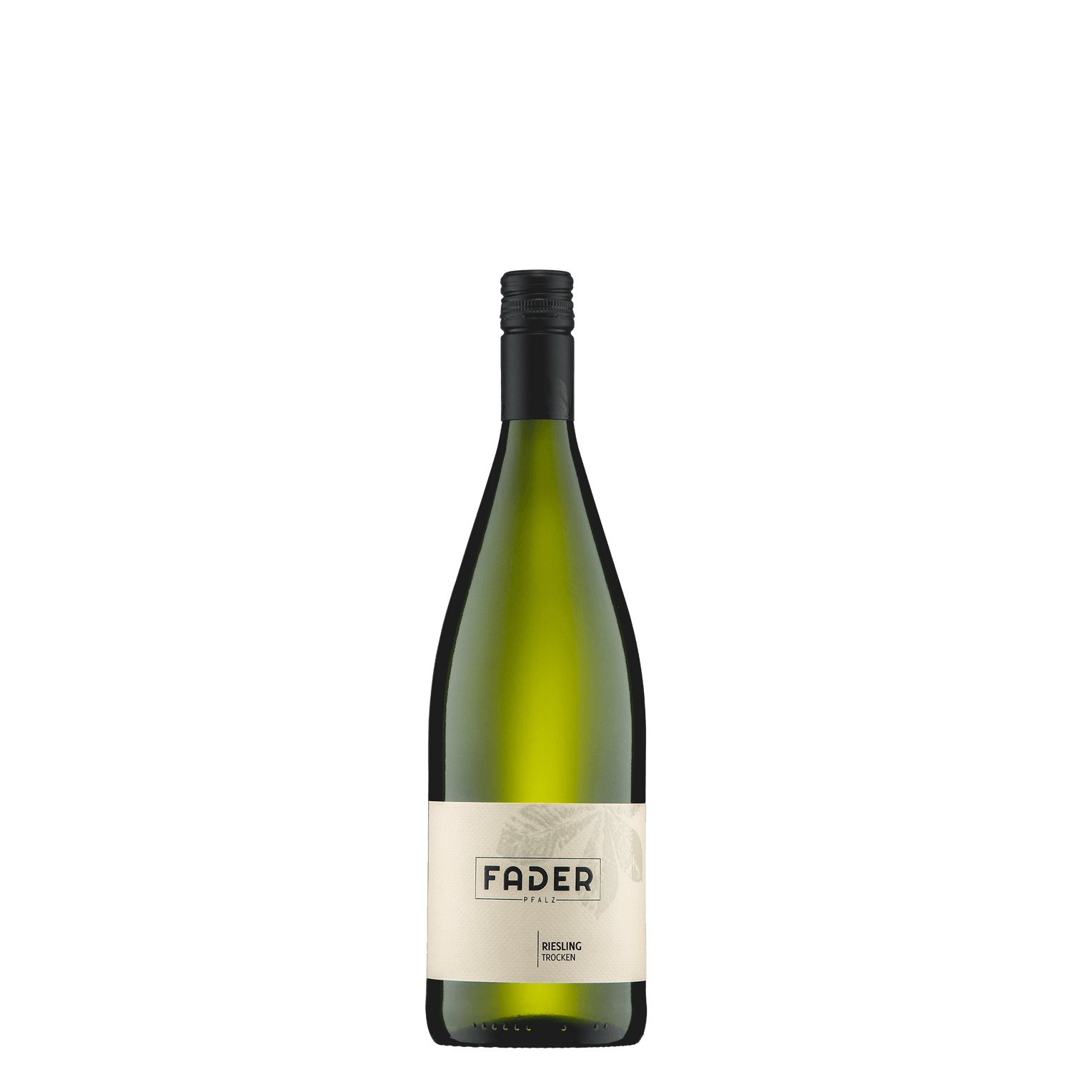 Eine Flasche Riesling trocken